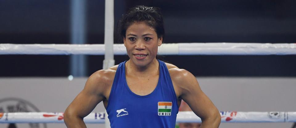 Mary Kom, Simranjit Kaur wins gold in President's Cup Boxing Tournament म र क