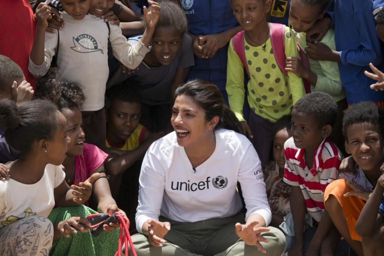 UNICEF Goodwill Ambassador Priyanka Chopra Jonas travelled to Ethiopia to meet refugee children who have fled their countries due to conflict and