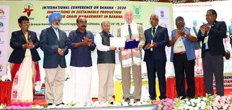 The ICAR-National Research Centre for Banana, Tiruchirappalli organized the International Conference on Banana 2020 titled "Innovations in Sustainable Production and Value Chain