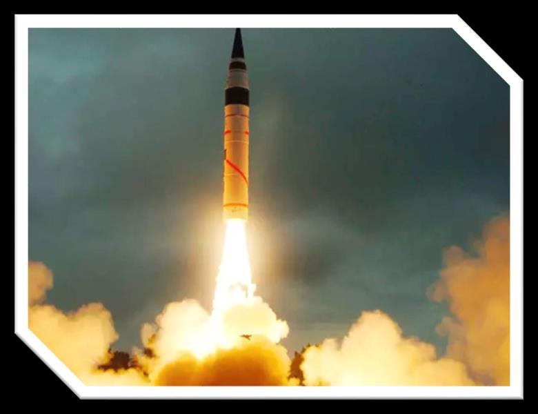 India test fired K4, a 3,500 km range nuclear capable missile successfully from the cast of Andhra Pradesh भ र