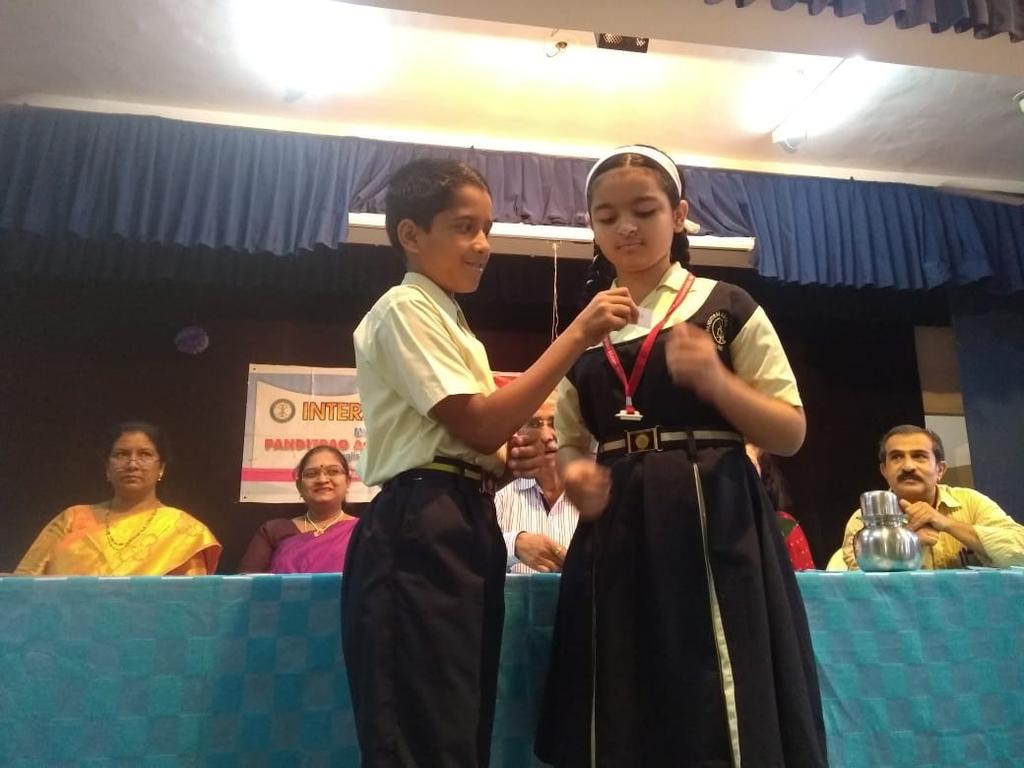 Installation Report : Youth avenue Interact Earlyact Clubs at Pitrao Agashe High School On 17 July 2019, stallation ceremony of new board members was conducted.