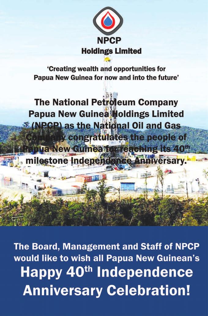 Septemba 17-23 2015 Wantok P13 Joint Press Statement on Signing of the intent partnership agreement with the SPEI and NPCP Holdings Limited NPCP s Kumul Petroleum Academy join forces with SPEI in