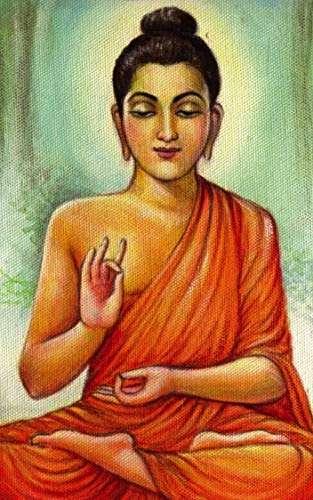 Gautama Buddha Buddha was born as Prince Siddhartha at Lumbini near Kapilavastu (in present Nepal) in 566 BC. He left his home at the age of 29 to become an ascetic.