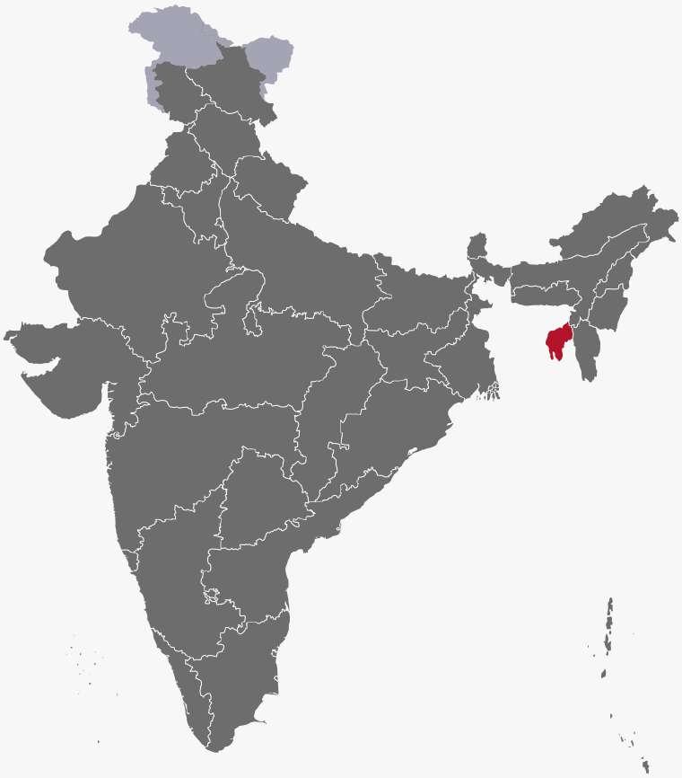 TRIPURA Union territory: 1 November 1956 State: 21 January 1972 Capital: Agartala Number of District : 8 Governor: Ramesh