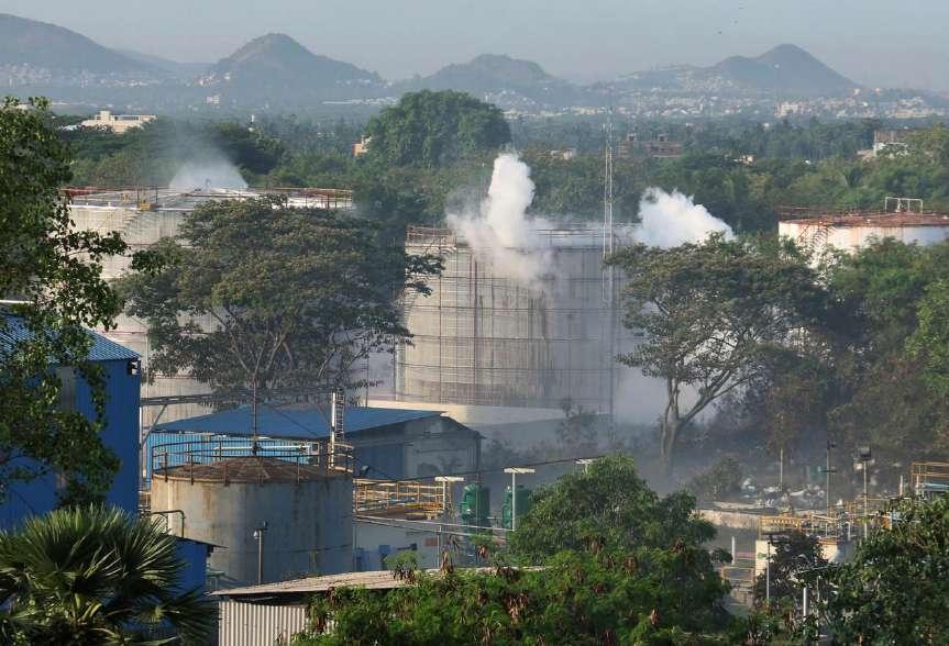 A gas leak at a polymer plant in Visakhapatnam has killed many people and forced the evacuation of thousands of people in the 3-kilometre radius.