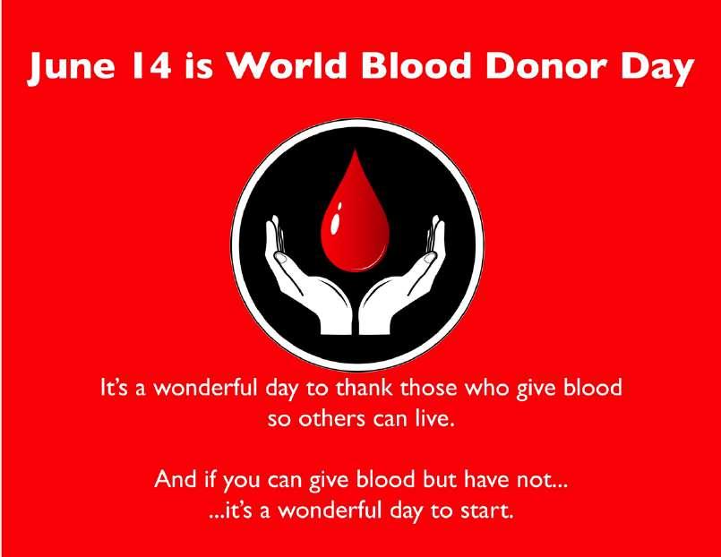 Every year on 14 June, countries around the world celebrate World Blood Donor Day (WBDD).