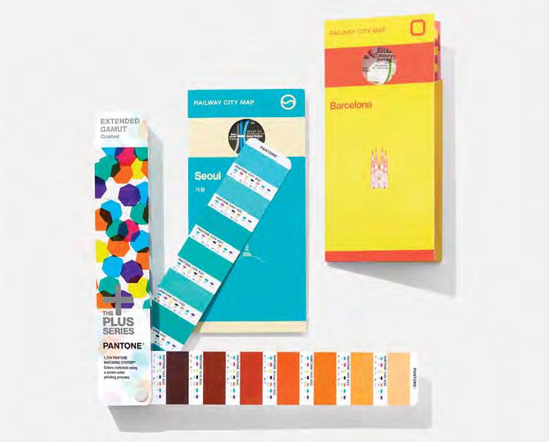 : 設計行銷材料 包裝 標誌及疊印印刷 達到盡可能更接近彩通專色色彩的疊印效果