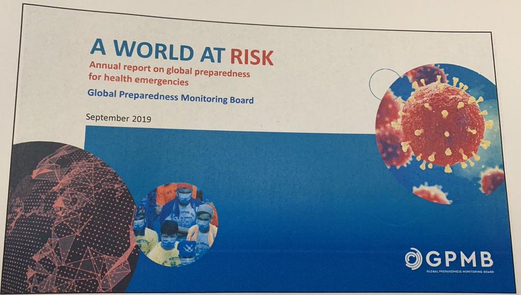 2.Global Preparedness Monitoring Board (GPMB) report : व क त य र नगर न ब ड