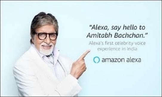 9.Amitabh Bachchan : Alexa s first celebrity voice in India अम त भ बच चन : भ रत म एल क