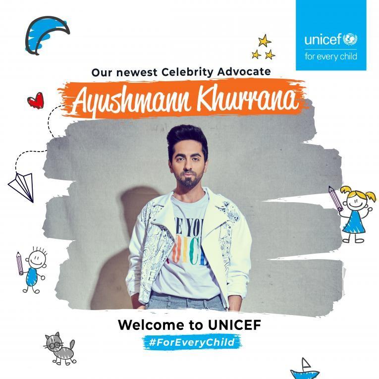 23. Ayushmann Khurrana : becomes UNICEF's celebrity advocate for children's rights campaign आय ष म न ख र न : बच च
