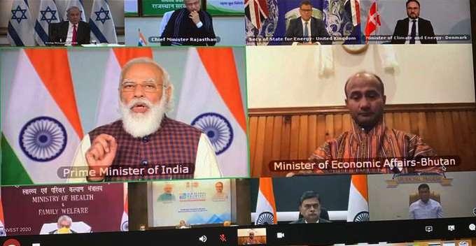 Prime Minister Narendra Modi virtually inaugurated the 3rd Global Renewable Energy Investors Meet and Expo (RE-INVEST 2020).