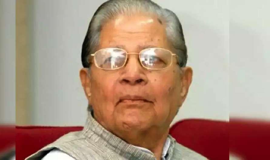 Former Gujarat chief minister and ex-union minister Madhavsinh Solanki (94) passed away.