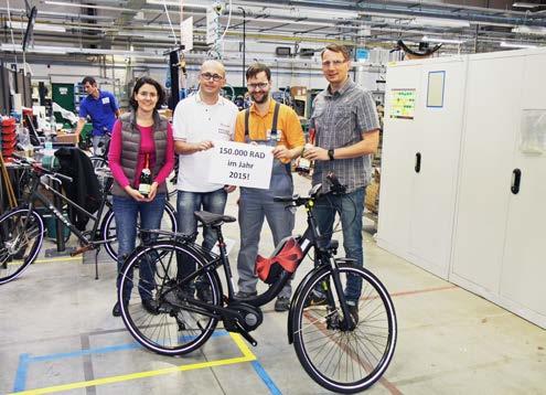 Markt & Technik SEITE 10 REKORD ZUM JUBILÄUM Zum 130-Jahre-Jubiläum meldet der deutsche Fahrrad-Hersteller Diamant einen neuen Produktionsrekord.