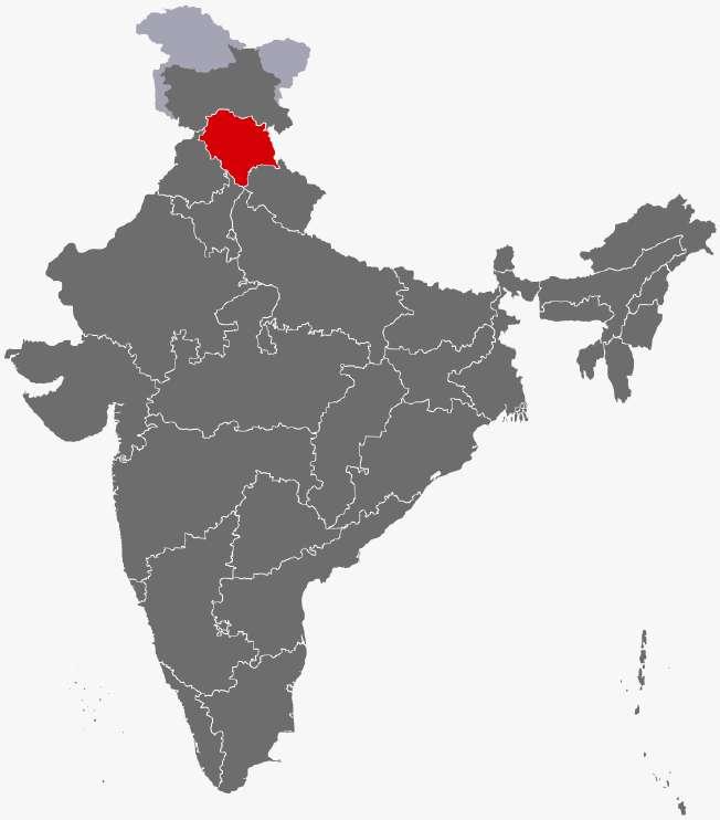Himachal Pradesh Status of State: 25 January 1971 Capitals: Shimla, Dharamshala (Second Capital in Winter) Number of District : 12 Chief