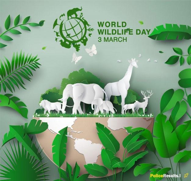 14.World Wildlife Day 2021 : 3 March व श व वन यज व द वस 2021 : 3 म र च Purpsoe : To raise awareness of the world s wild fauna and flora उद द श य : द न य क वन य ज व