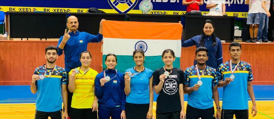 Indian junior shuttlers win 6 medals at Bulgarian