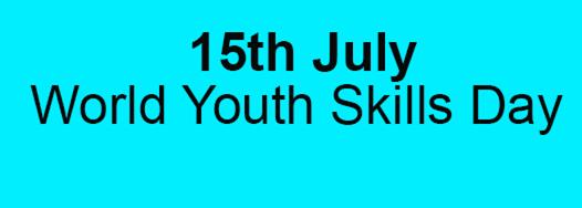 World Youth Skills Day: 15 July