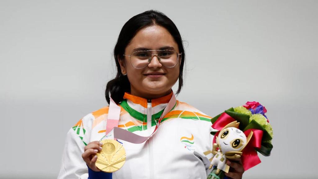 News Highlights India's Avani Lekhara won the first gold medal for the country at the Tokyo Paralympic Games in Women's 10m Air Rifle SH1 with a world