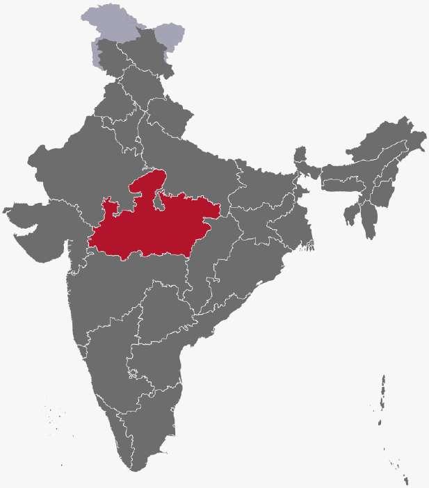 Madhya Pradesh Statehood: 26 January 1950 Capital: Bhopal Number of District : 52 Governor: Anandiben Patel Chief
