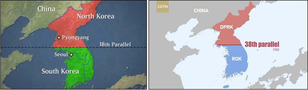 38 th Parallel It is used to demarcate the central part of the Demilitarized