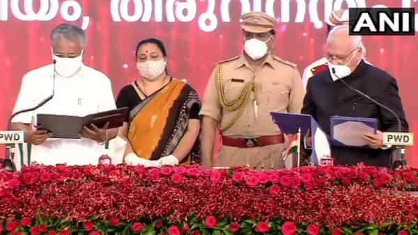 2. Pinarayi Vijayan takes oath as Kerala Chief Minister for 2nd time. Chief Minister is appointed by the Governor under article.