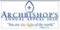 This year, Archbishop s Annual Appeal Theme is You are the light of the world.