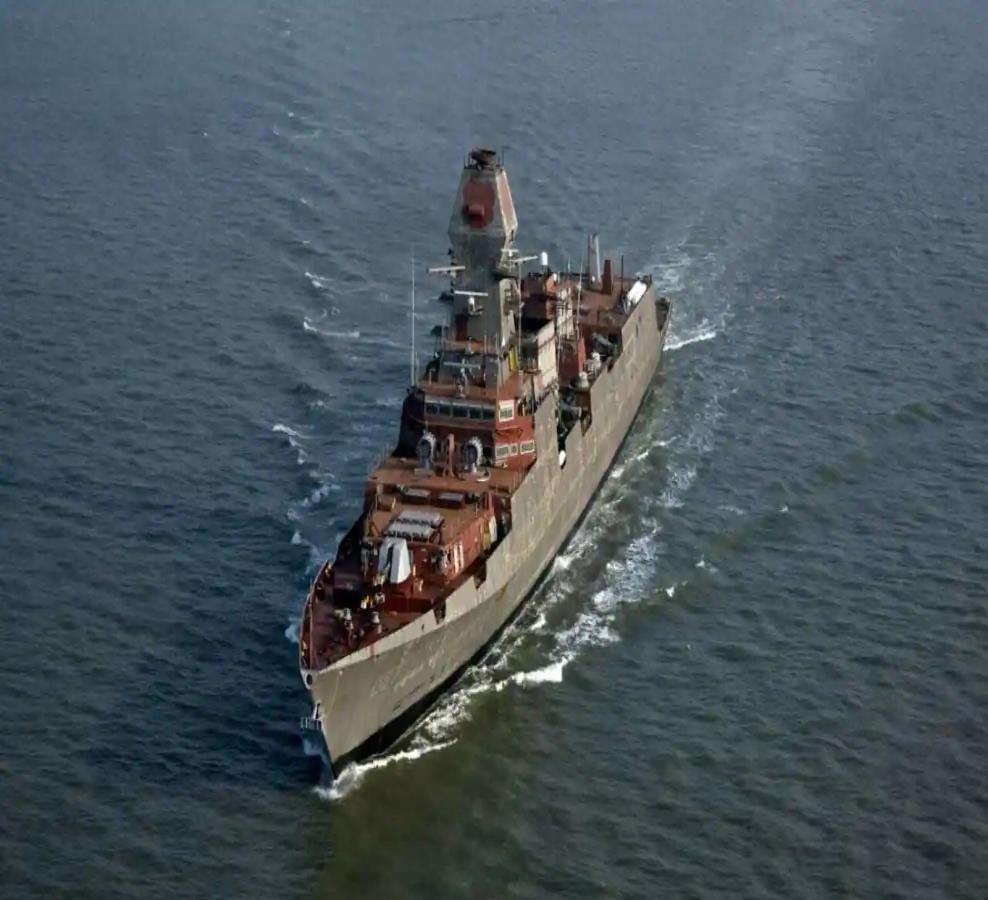 Mormugao, Indian Navy's second indigenous stealth destroyer of the P15B class, planned to be commissioned in mid 2022, proceeded on her