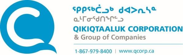 ᕿᑭᖅᑖᓗᒃ ᑯᐊᐳᕇᓴᓐ ᑲᒻᐸᓂᖁᑎᖏᓪᓗ Qikiqtaaluk Corporation And